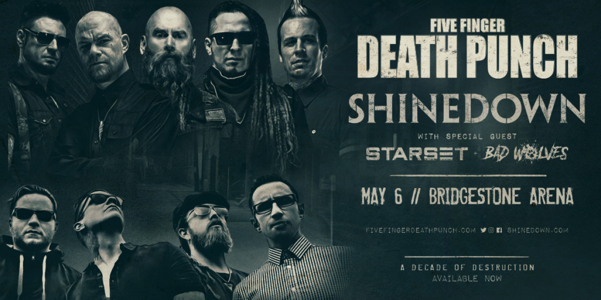 Five Finger Death Punch & Shinedown: Register-To-Win