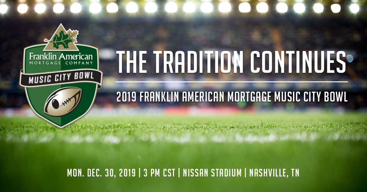 2019 Franklin American Mortgage Music City Bowl: Register-To-Win