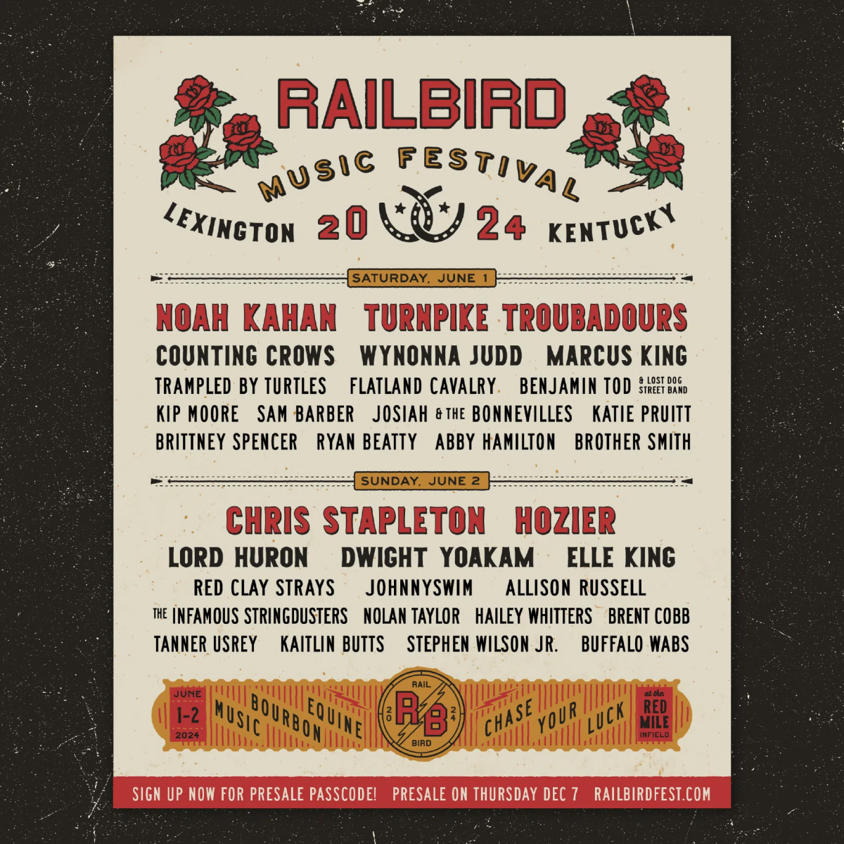 Railbird Festival in Louisville, KY