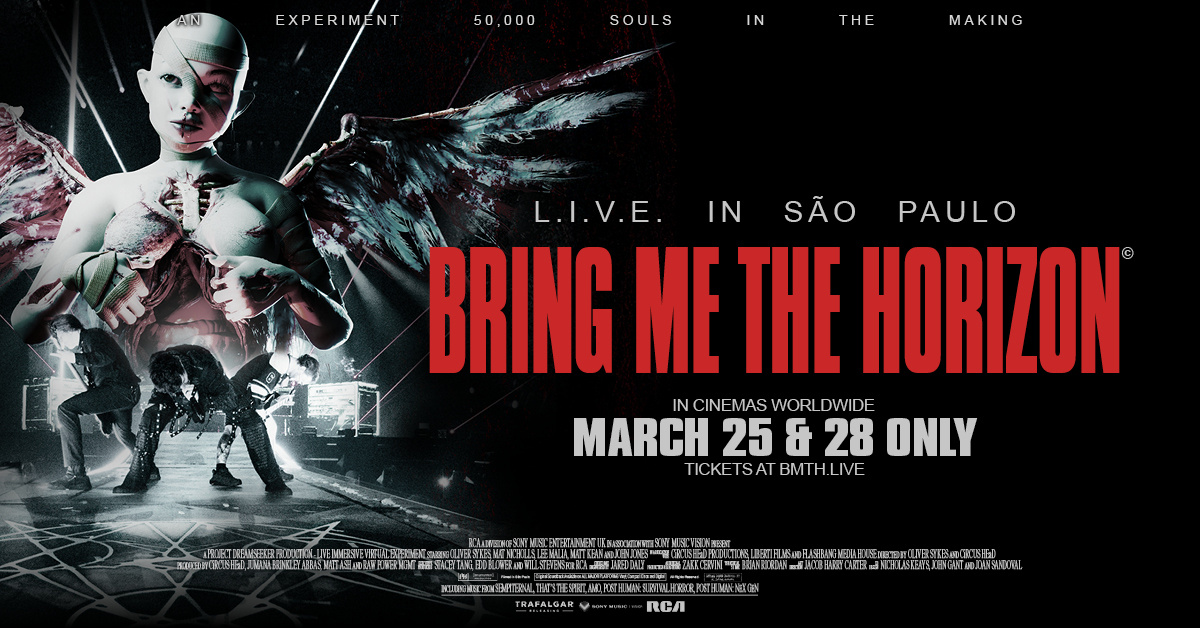Bring Me The Horizon 'L.I.V.E. in São Paulo' Movie Passes