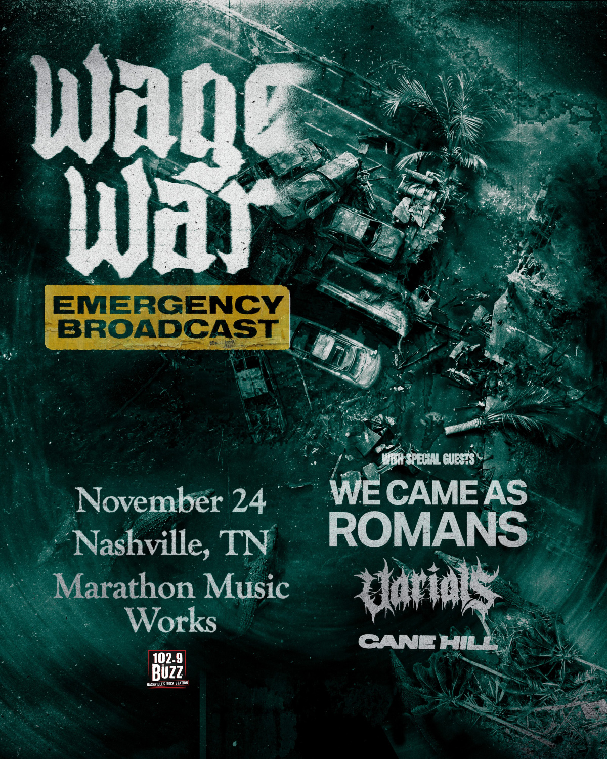 102.9 The Buzz Presents: Wage War